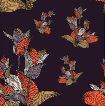 Seamless pattern Stock Illustration