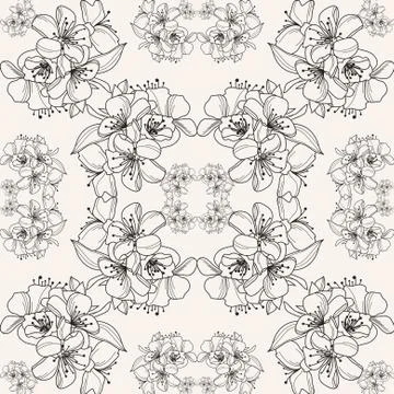 Seamless pattern Stock Illustration