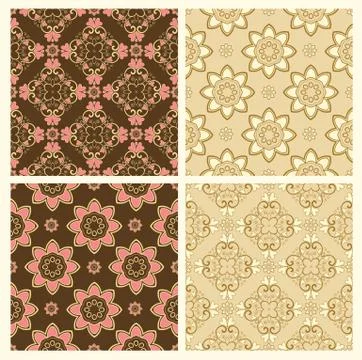 Seamless Pattern Stock Illustration