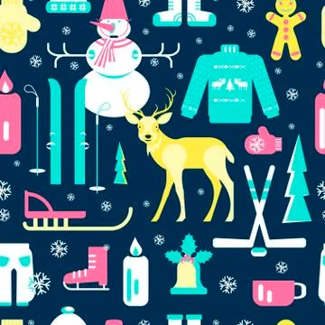 Seamless pattern Stock Illustration