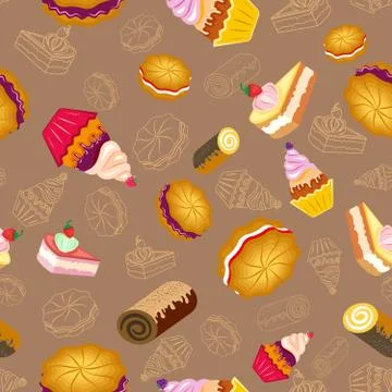 Seamless pattern Stock Illustration