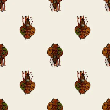 Seamless pattern Stock Illustration