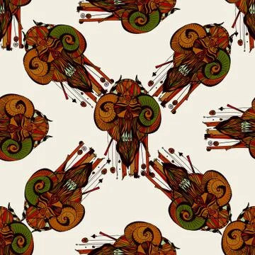Seamless pattern Stock Illustration