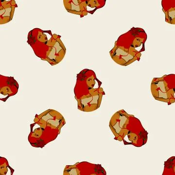 Seamless pattern Stock-Illustration