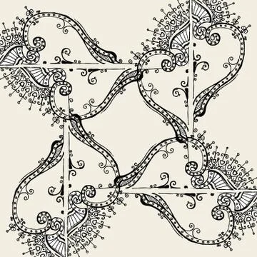 Seamless pattern Stock Illustration
