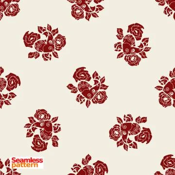 Seamless pattern Stock Illustration