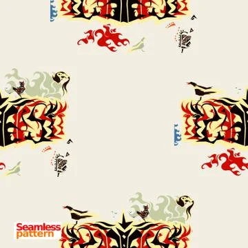 Seamless pattern Stock Illustration