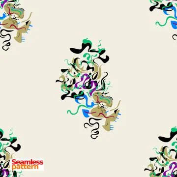 Seamless pattern Stock Illustration