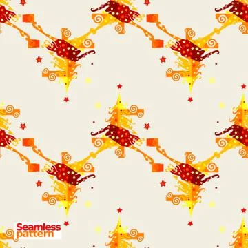 Seamless pattern Stock Illustration