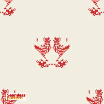 Seamless pattern Stock Illustration