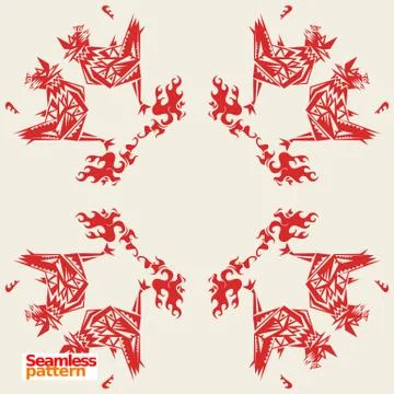 Seamless pattern Illustrazione stock