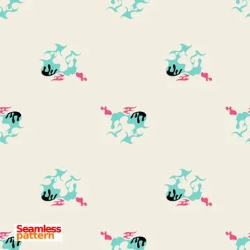 Seamless pattern Stock Illustration