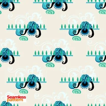 Seamless pattern Stock-Illustration