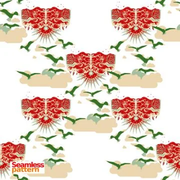 Seamless pattern Stock Illustration