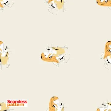 Seamless pattern Stock Illustration