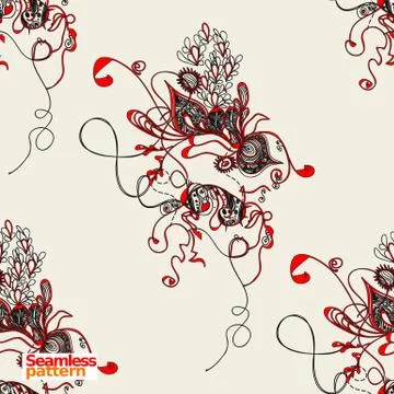 Seamless pattern Stock Illustration