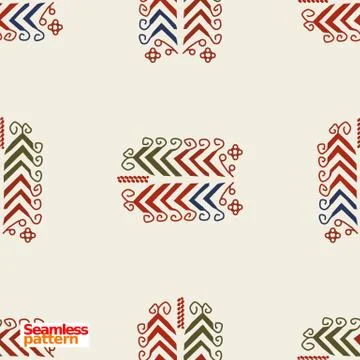 Seamless pattern Stock Illustration