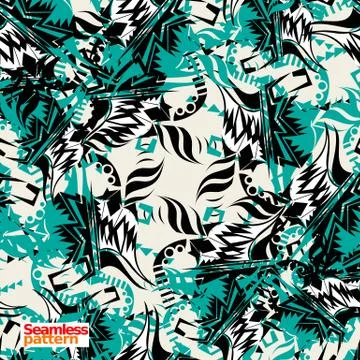 Seamless pattern Stock Illustration