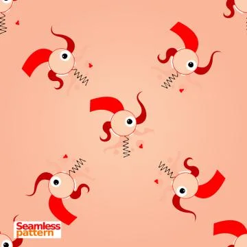 Seamless pattern Stock Illustration