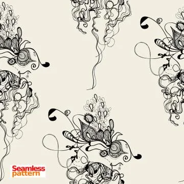 Seamless pattern Stock Illustration