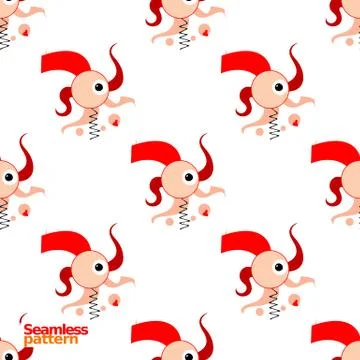 Seamless pattern Stock Illustration