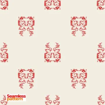 Seamless pattern Stock Illustration