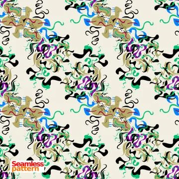 Seamless pattern Stock Illustration