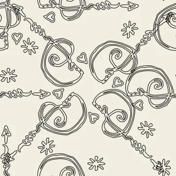 Seamless pattern Stock Illustration