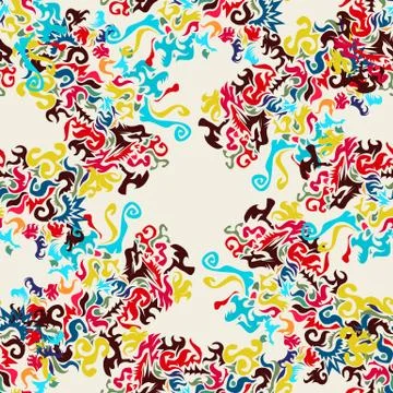Seamless pattern Stock Illustration