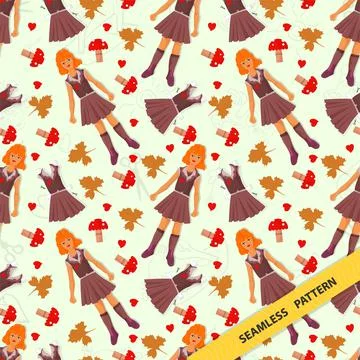 Seamless pattern illustration for decoration of various designs backgrounds a Stock Illustration