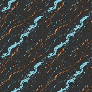 A seamless pattern illustration with an elegant blue line marble theme Illustrazione stock