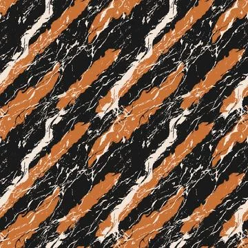 A seamless pattern illustration with an elegant dark brown marble theme Illustrazione stock