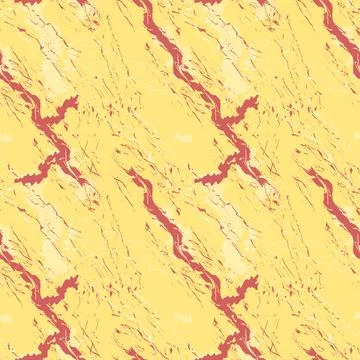 A seamless pattern illustration with an elegant yellow marble theme Illustrazione stock