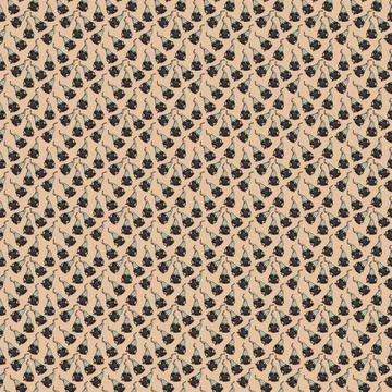 Seamless pattern illustration of a gnome with a beard in a hat. New year and Stock Illustration