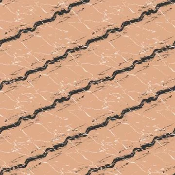 A seamless pattern illustration with a marble art theme Illustrazione stock