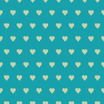 Seamless pattern with illustration of shapes hearts Stock Illustration