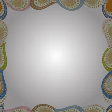 Seamless pattern. Illustration in white, neutral and beige colors. Square frames Stock Illustration