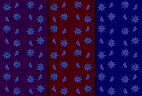 Seamless pattern with illustrations of flowers ,wallpaper textile Stock Illustration