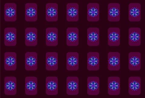 Seamless pattern with illustrations of purple flowers , wallpaper textile fab Stock-Illustration