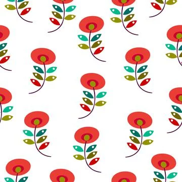 Seamless pattern with the image of abstract colors. Stock Illustration