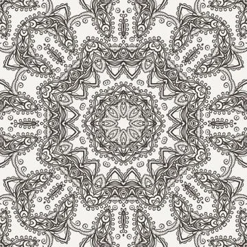 Seamless pattern imitating lace Illustrazione stock
