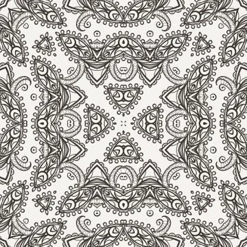 Seamless pattern imitating lace Stockillustratie