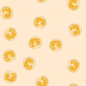 Seamless pattern immune cell representing microbiology and body defense Stock Illustration