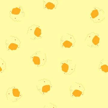 Seamless pattern immune cell representing body defense mechanism 库存插图