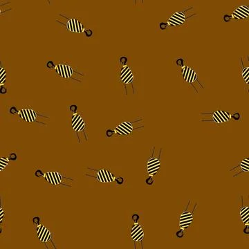 Seamless pattern industrial crane hook cartoon vector Stock Illustration