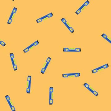 Seamless pattern industrial level tool cartoon vector Stock Illustration