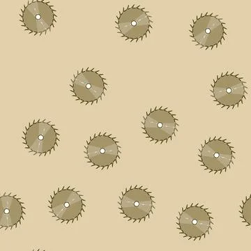 Seamless pattern industry gear cartoon vector Illustrazione stock