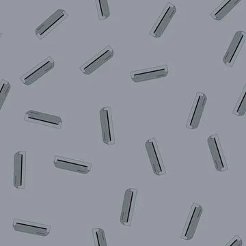 Seamless pattern industry laminator machine cartoon vector Stockillustratie