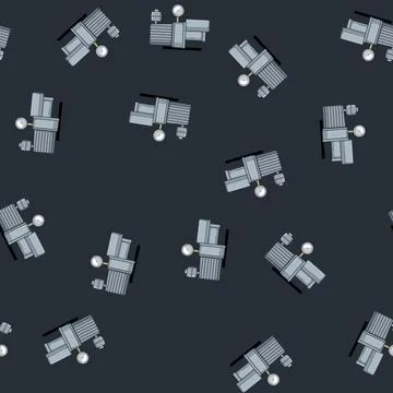 Seamless pattern industry vacuum pump cartoon vector 스톡 일러스트