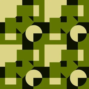 Seamless pattern, infinite texture - geometric shapes, abstract pattern - gra Stock Illustration